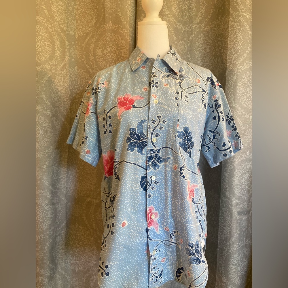 Ralph Lauren 100% Cotton Hawaiian-Style Shirt